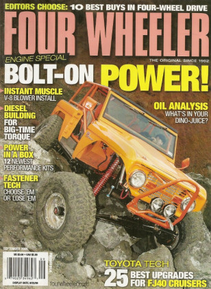 FOUR WHEELER 2006 SEPT - TOYOTA TECH, 10 BEST BUYS